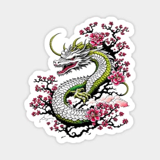 Sakura Dragon Magnet