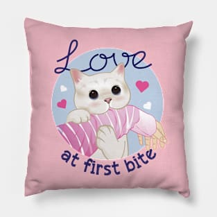 Love At First Bite Pillow