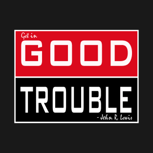 ALKEBULAN - GOOD TROUBLE (Red & Black) T-Shirt