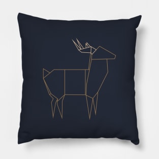 Origami Deer Pillow