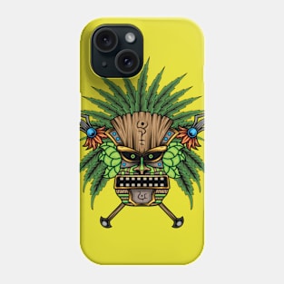 Tiki Mask Illustration 02 Phone Case