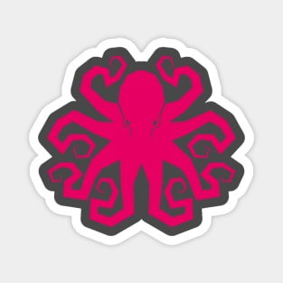 Pink Octopus Magnet