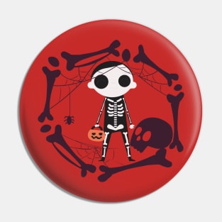 boy Halloween Pin