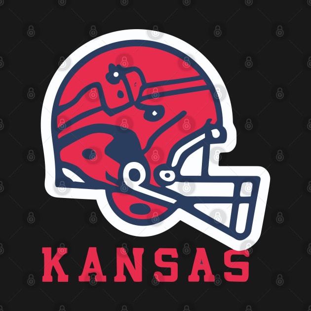 Kansas Football Team Helmet by Coolthings