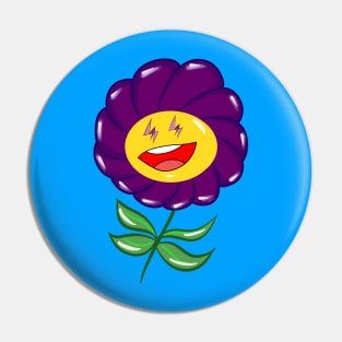 purple flower ecopop Pin