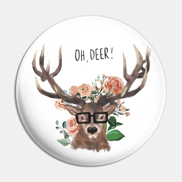 Oh, deer Pin by Alina Grigoreva