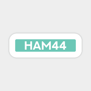 Lewis Hamilton 44 - Driver Tag #3 Magnet