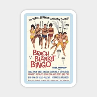 Vintage Movie - Beach Blanket Bingo poster Magnet