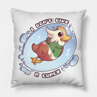 I don't give a CUACK! Pillow