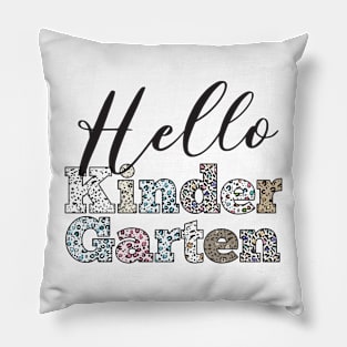 Hello Kindergarten, Back to School, Cute Kindergarten Pillow