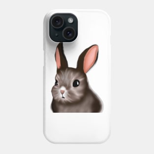 Cute Rabbit Drawing Phone Case