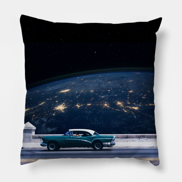 ROADTRIP Pillow by LFHCS