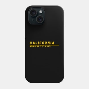 Word California Phone Case