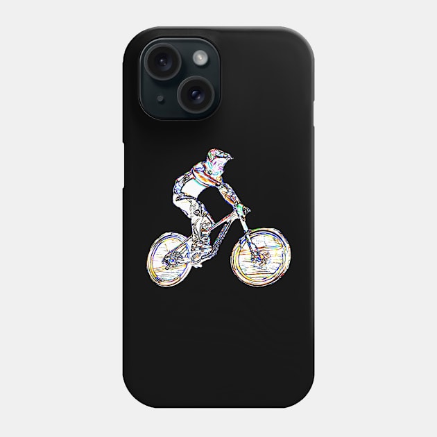 mountain bike Phone Case by rickylabellevie