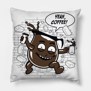 Yeah Coffee Pillow