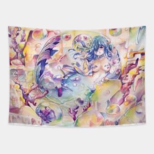 bathub mermaid Tapestry