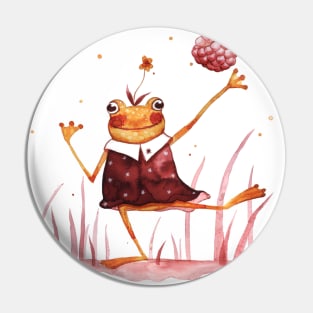 Happy frog with raspberry Pin