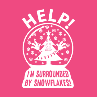 surrounded by snowflakes T-Shirt