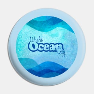 World Ocean Day June 8 Pin