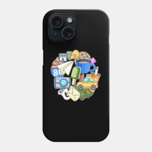 Cute Travel Doodle Phone Case