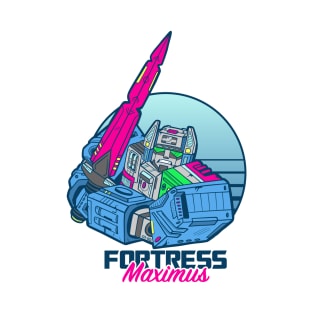 Retro 80s Punk Fortress Maximus Transformer T-Shirt