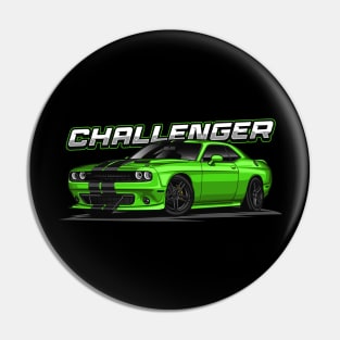 American Muscle Challenger (Green Go) Pin