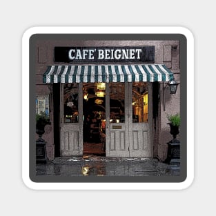 CAFE BEIGNET Magnet