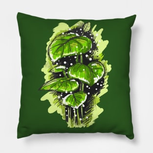 Money Plant Pillow