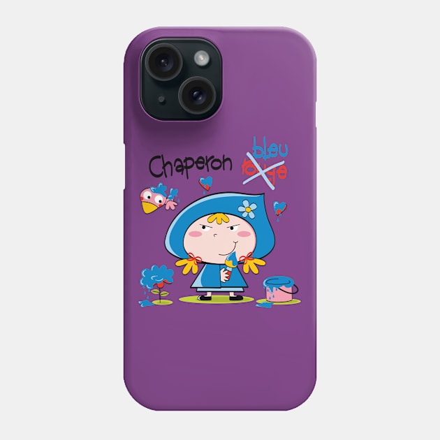 Chaperon bleu Phone Case by JoanaJuheLaju1