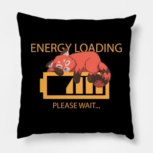 RED PANDA ENERGY BAR Pillow