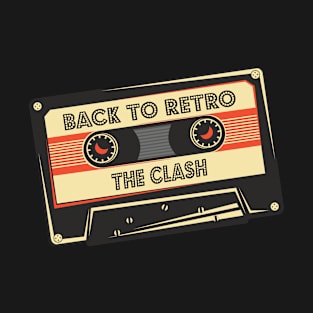 Cassette Back To Retro - The Clash T-Shirt