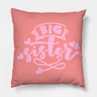 Big sister cute girls womens Pillow