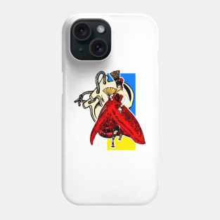 Spanish dancer with castanet Phone Case