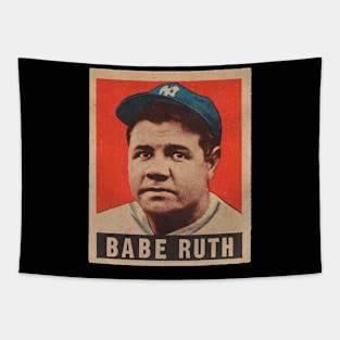 Babe Ruth 1948 Leaf Baseball Card Tapestry