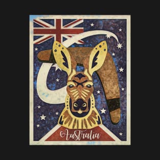 Australia kangaroo travel vacation trip idea gift trend T-Shirt