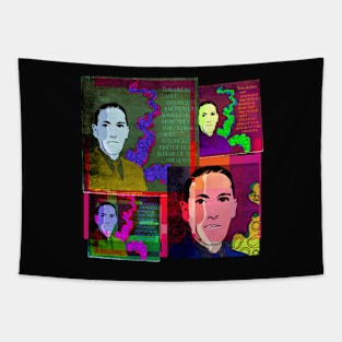 HP LOVECRAFT, AMERICAN GOTHIC WRITER, COLLAGE Tapestry