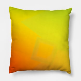 blue yellow red green abstract texture Pillow