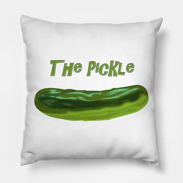 THe pickle Pillow by Hook Ink