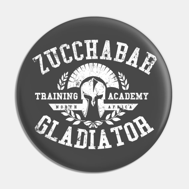 Zucchabar Gladiator Training Academy Pin by MindsparkCreative