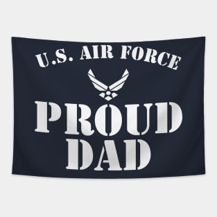 Best Gift for Army - Proud U.S. Air Force Dad Tapestry