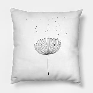 Flying Dandelion Pillow