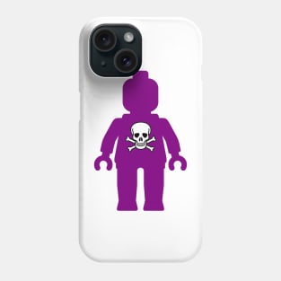 Minifig with Skull Design Phone Case