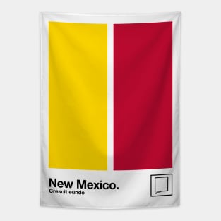 New Mexico  // Original Minimalist Artwork Poster Design Tapestry