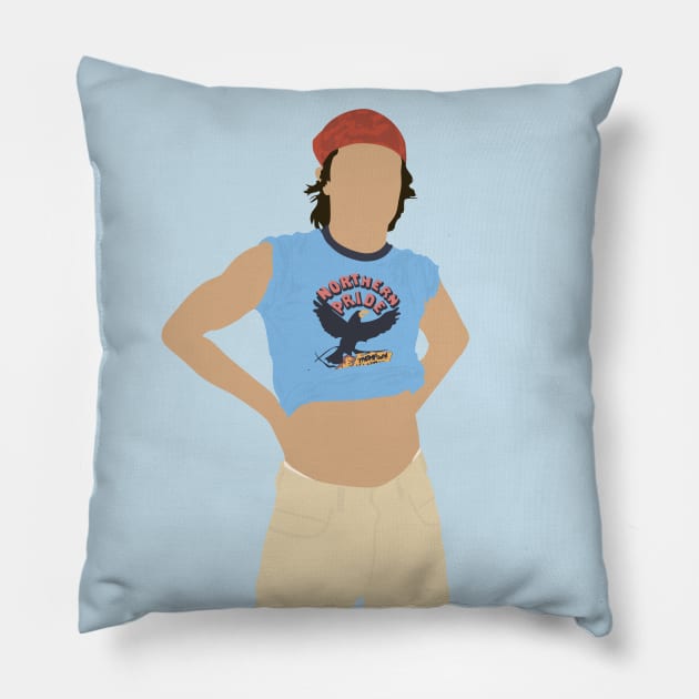 Julio Zapata (Y tu mama tambien) Pillow by gleaner