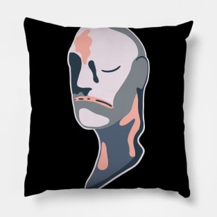 Francis Bacon Face Repaint Pillow