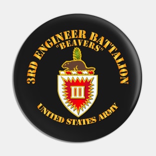 3rd Engineer Bn - Beavers Pin