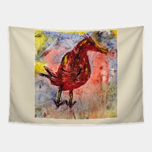 Red Bird Tapestry