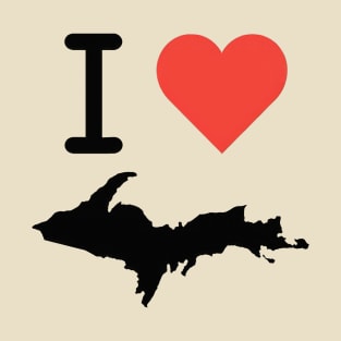 I Love Michigan's Upper Peninsula T-Shirt