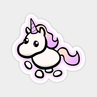 Adopt Me Unicorn Magnets Teepublic