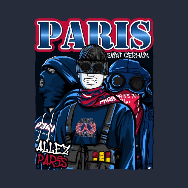 Ultras paris by lounesartdessin